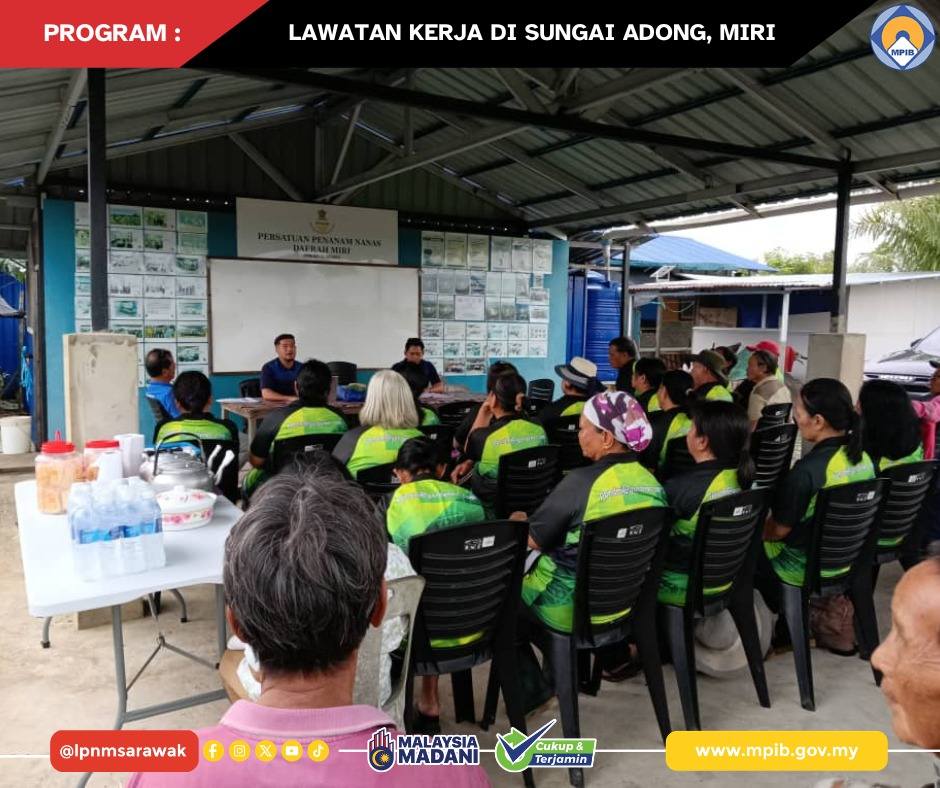 LAWATAN KERJA BERSAMA KELOMPOK SUNGAI ADONG, MIRI