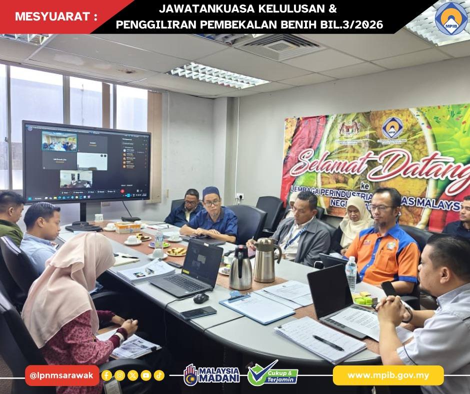 MESYUARAT JAWATANKUASA KELULUSAN PROJEK PEMBANGUNAN DAN PENGGILIRAN PEMBEKALAN BENIH BIL 3/2026