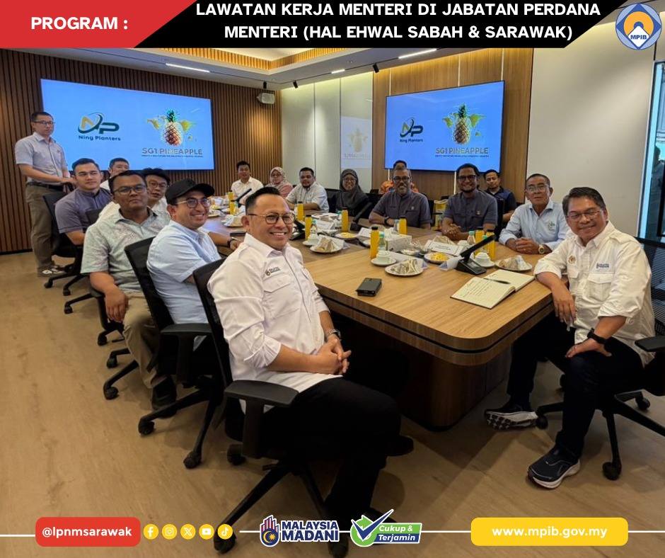 LAWATAN KERJA DAN SESI LIBAT URUS MENTERI DI JABATAN PERDANA MENTERI