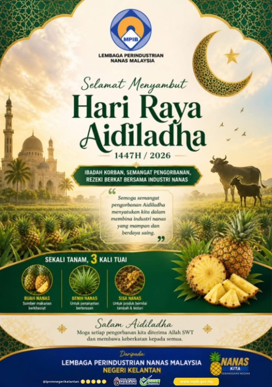 Selamat menyambut Hari Raya Aidiladha 1447H/2026M