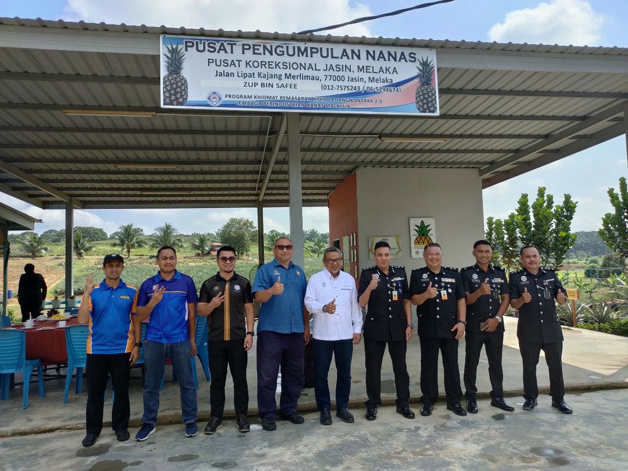LAWATAN KERJA PENGARAH LPNM NEGERI PULAU PINANG BERSAMA YB EXCO KE PUSAT KOREKSIONAL JASIN MELAKA