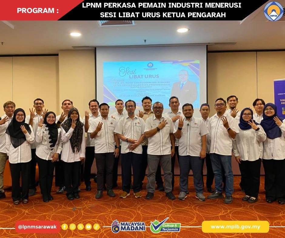 LPNM PERKASA PEMAIN INDUSTRI MENERUSI KURSUS MyGAP , TAKLIMAT PEMASARAN DAN EKSPORT SERTA SESI LIBAT URUS KETUA PENGARAH LPNM