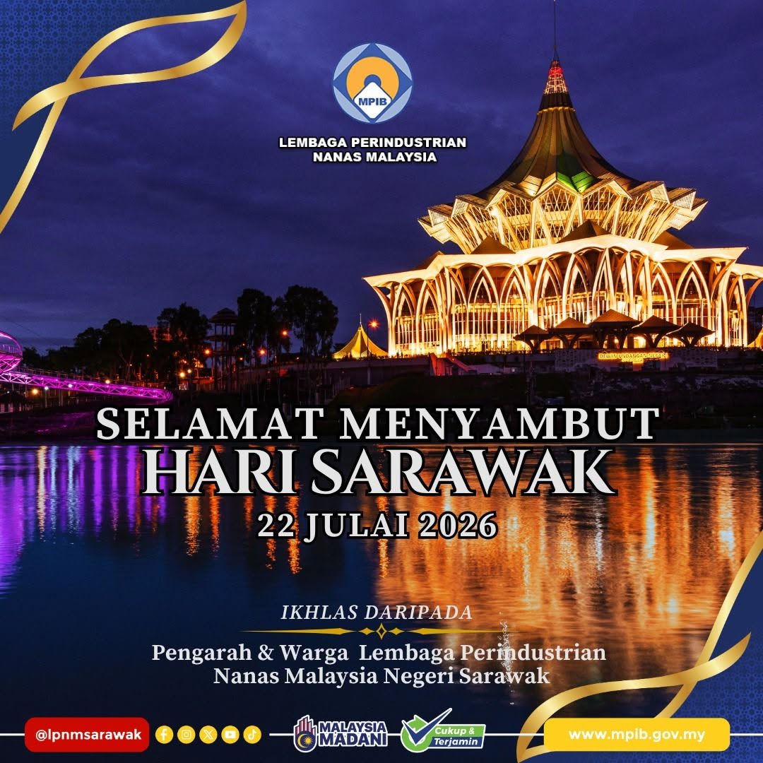 SELAMAT MENYAMBUT HARI SARAWAK KE – 63 TAHUN